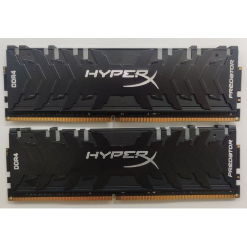 Озу HyperX DDR4 32GB (2x16GB) 3200Mhz Predator RGB (HX432C16PB3AK2/32) (Восстановлено продавцом, 842202) купить в Украине: Киев, Днепр, Харьков, Одесса  | Проверка совместимости, низкая цена, отзывы, характеристики от TELEMART фото
