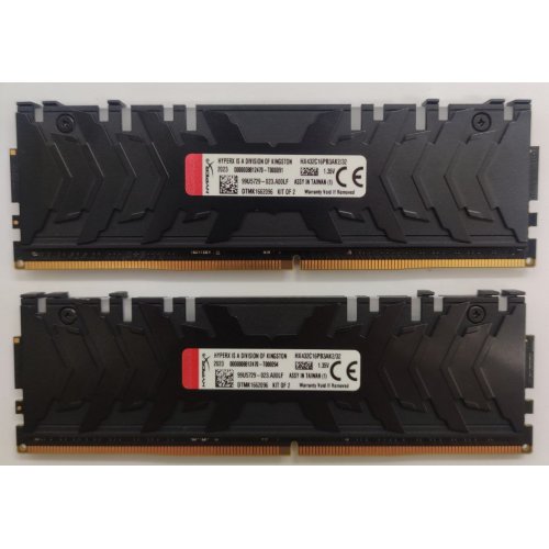 Озу HyperX DDR4 32GB (2x16GB) 3200Mhz Predator RGB (HX432C16PB3AK2/32) (Восстановлено продавцом, 842202) купить в Украине: Киев, Днепр, Харьков, Одесса  | Проверка совместимости, низкая цена, отзывы, характеристики от TELEMART фото