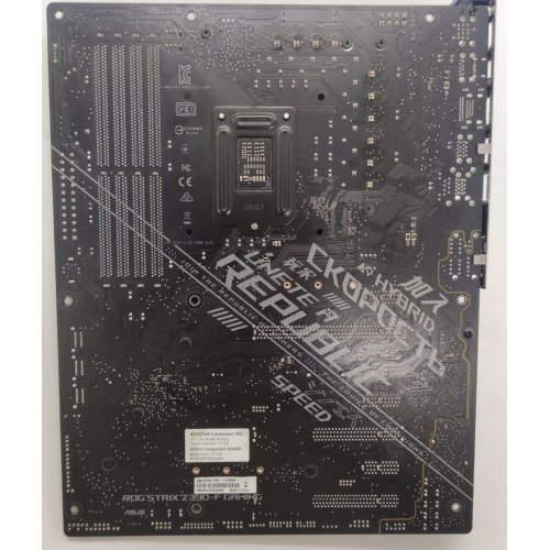 Материнская плата Asus ROG STRIX Z390-F GAMING (s1151-v2, Intel Z390) (Восстановлено продавцом, 842205) купить в Украине: Киев, Днепр, Харьков, Одесса  | Проверка совместимости, низкая цена, отзывы, характеристики от TELEMART фото