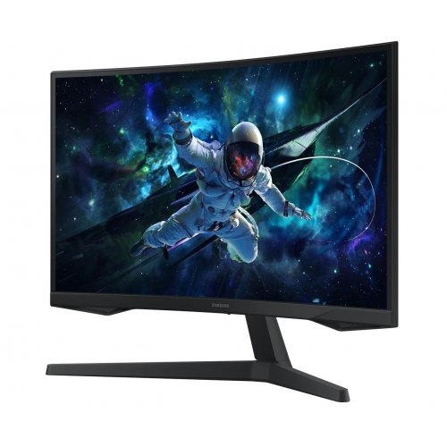 Уценка монитор Samsung 27" Odyssey G5 S27CG550 (LS27CG550EIXCI) Black (Вскрытая упаковка, 842206) купить в Украине: Киев, Днепр, Харьков, Одесса  | Низкая цена, отзывы, характеристики от TELEMART фото