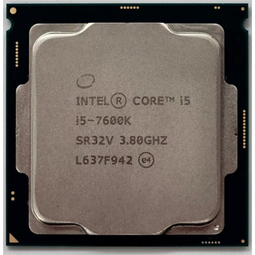 Процесор Intel Core i5-7600K 3.8(4.2)GHz 6MB s1151 Tray (CM8067702868219) (Відновлено продавцем, 842247) купити в Україні: Київ, Львів, Хмельницький, Тернопіль, Івано-Франківськ | Перевірка сумісності, низька ціна, відгуки, характеристики від TELEMART фото
