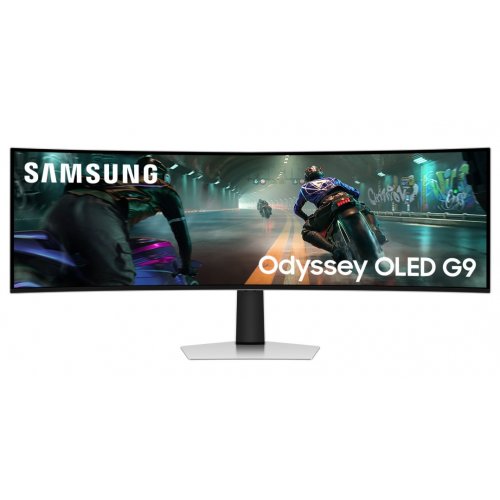 Монітор Samsung 49" Odyssey OLED G9 G91SD (LS49DG910SIXUA) Silver купити в Україні: Київ, Львів, Хмельницький, Тернопіль, Івано-Франківськ | Низька ціна, відгуки, характеристики від TELEMART фото
