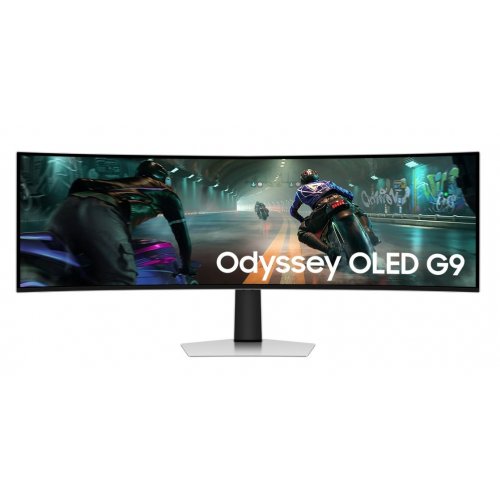 Монітор Samsung 49" Odyssey OLED G9 G91SD (LS49DG910SIXUA) Silver купити в Україні: Київ, Львів, Хмельницький, Тернопіль, Івано-Франківськ | Низька ціна, відгуки, характеристики від TELEMART фото