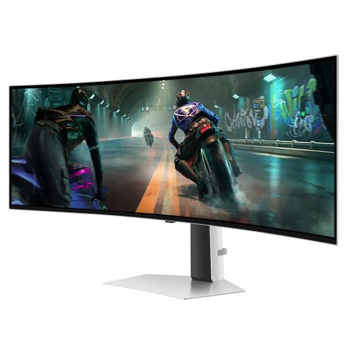 Монітор Samsung 49" Odyssey OLED G9 G91SD (LS49DG910SIXUA) Silver купити в Україні: Київ, Львів, Хмельницький, Тернопіль, Івано-Франківськ | Низька ціна, відгуки, характеристики від TELEMART фото