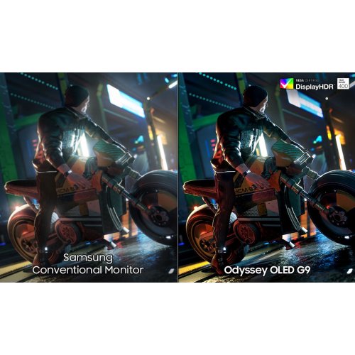 Монітор Samsung 49" Odyssey OLED G9 G91SD (LS49DG910SIXUA) Silver купити в Україні: Київ, Львів, Хмельницький, Тернопіль, Івано-Франківськ | Низька ціна, відгуки, характеристики від TELEMART фото