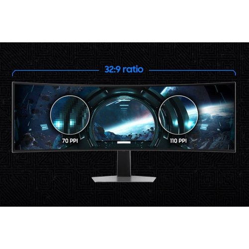 Монітор Samsung 49" Odyssey OLED G9 G91SD (LS49DG910SIXUA) Silver купити в Україні: Київ, Львів, Хмельницький, Тернопіль, Івано-Франківськ | Низька ціна, відгуки, характеристики від TELEMART фото