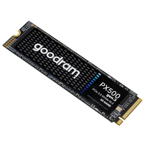 Уцінка ssd-диск GoodRAM PX500 Gen.3 3D NAND 256GB M.2 (2280 PCI-E) NVMe x4 (SSDPR-PX500-256-80-G3) (Розкрита упаковка, 842373) купити в Україні: Київ, Львів, Хмельницький, Тернопіль, Івано-Франківськ | Перевірка сумісності, низька ціна, відгуки, характеристики від TELEMART фото