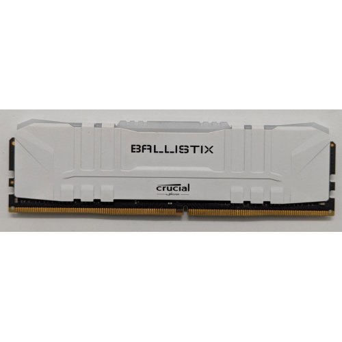 Озу Crucial DDR4 8GB 3200Mhz Ballistix RGB White (BL8G32C16U4WL) (Восстановлено продавцом, 842383) купить в Украине: Киев, Днепр, Харьков, Одесса  | Проверка совместимости, низкая цена, отзывы, характеристики от TELEMART фото