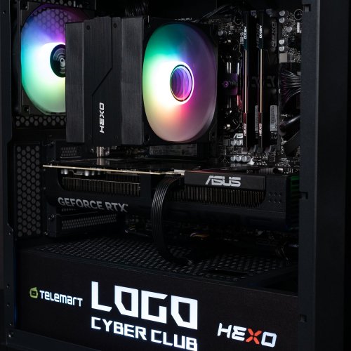 Комп'ютер HEXO eSports VIP B (HESV-B850TF7700N507-D532BK) Black купити в Україні: Київ, Львів, Хмельницький, Тернопіль, Івано-Франківськ | Низька ціна, відгуки, характеристики від TELEMART фото