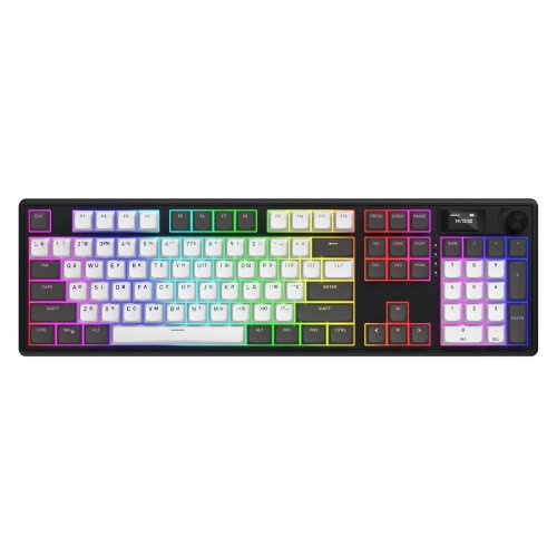 Клавіатура HATOR Skyfall 100 Pro Aurum Vanila Silent Wireless (HTK4100UA) Grey/Black купити в Україні: Київ, Львів, Хмельницький, Тернопіль, Івано-Франківськ | Низька ціна, відгуки, характеристики від TELEMART фото