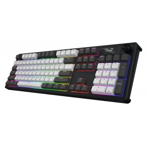 Клавіатура HATOR Skyfall 100 Pro Aurum Vanila Silent Wireless (HTK4100UA) Grey/Black купити в Україні: Київ, Львів, Хмельницький, Тернопіль, Івано-Франківськ | Низька ціна, відгуки, характеристики від TELEMART фото