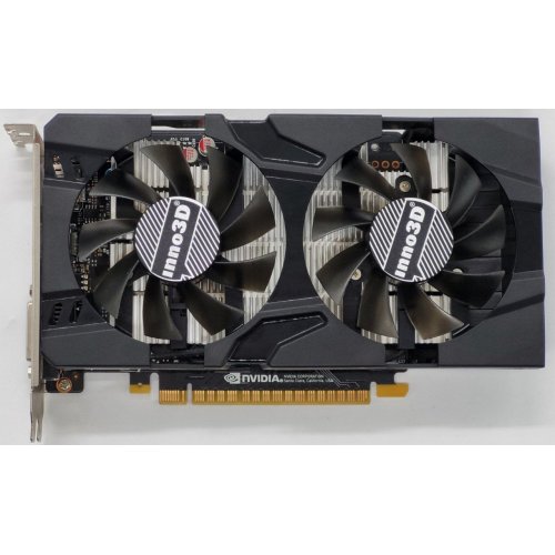 Відеокарта Inno3D GeForce GTX 1050 Ti HerculeZ Twin X2 4096MB (N105T-1DDV-M5CM) (Відновлено продавцем, 842447) купити в Україні: Київ, Львів, Хмельницький, Тернопіль, Івано-Франківськ | Перевірка сумісності, низька ціна, відгуки, характеристики від TELEMART фото