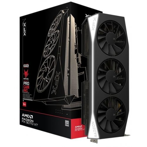 Уцінка відеокарта XFX Radeon RX 9070 XT Mercury 16384MB (RX-97TMERCB9) (Розкрита упаковка, 842474) купити в Україні: Київ, Львів, Хмельницький, Тернопіль, Івано-Франківськ | Перевірка сумісності, низька ціна, відгуки, характеристики від TELEMART фото