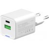 Photo ColorWay GaN Mini USB + USB Type-C 20W (CW-CHS062PD-WT) White