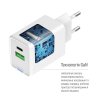 Photo ColorWay GaN Mini USB + USB Type-C 20W (CW-CHS062PD-WT) White