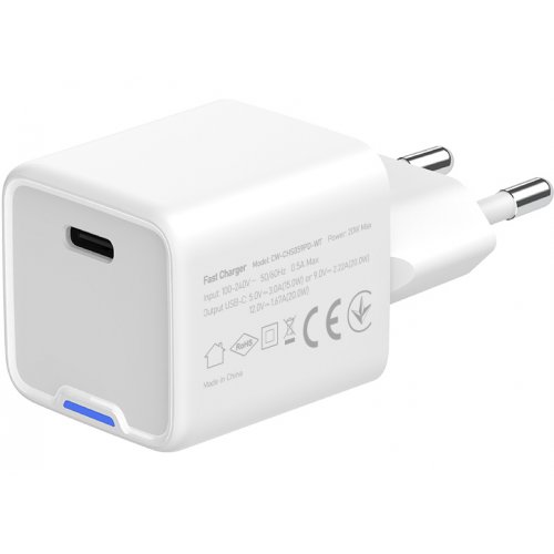 

ColorWay GaN Mini USB Type-C 20W (CW-CHS059PD-WT) White