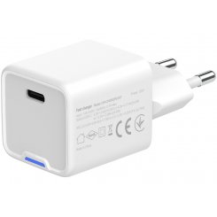 Сетевое зарядное устройство ColorWay GaN Mini USB Type-C 25W (CW-CHS052PD-WT) White