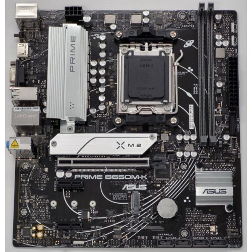 Материнська плата Asus PRIME B650M-K (sAM5, AMD B650) (Відновлено продавцем, 842513) купити в Україні: Київ, Львів, Хмельницький, Тернопіль, Івано-Франківськ | Перевірка сумісності, низька ціна, відгуки, характеристики від TELEMART фото