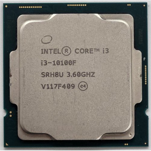 Процессор Intel Core i3-10100F 3.6(4.3)GHz 6MB s1200 Tray (CM8070104291318) (Восстановлено продавцом, 842528) купить в Украине: Киев, Днепр, Харьков, Одесса  | Проверка совместимости, низкая цена, отзывы, характеристики от TELEMART фото