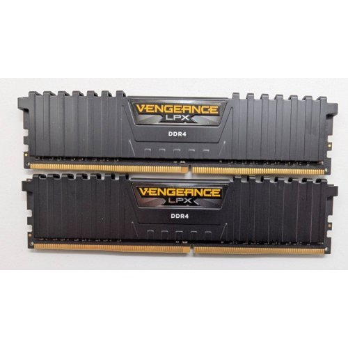 Озу Corsair DDR4 16GB (2x8GB) 3600Mhz Vengeance LPX Black (CMK16GX4M2D3600C16) (Восстановлено продавцом, 842529) купить в Украине: Киев, Днепр, Харьков, Одесса  | Проверка совместимости, низкая цена, отзывы, характеристики от TELEMART фото
