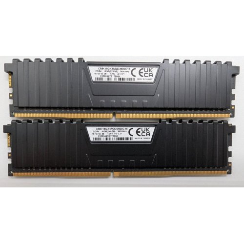 Озу Corsair DDR4 16GB (2x8GB) 3600Mhz Vengeance LPX Black (CMK16GX4M2D3600C16) (Восстановлено продавцом, 842529) купить в Украине: Киев, Днепр, Харьков, Одесса  | Проверка совместимости, низкая цена, отзывы, характеристики от TELEMART фото
