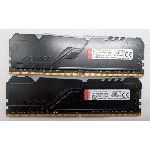 Озу HyperX DDR4 16GB (2x8GB) 2666Mhz Fury RGB (HX426C16FB3AK2/16) (Восстановлено продавцом, 842530) купить в Украине: Киев, Днепр, Харьков, Одесса  | Проверка совместимости, низкая цена, отзывы, характеристики от TELEMART фото
