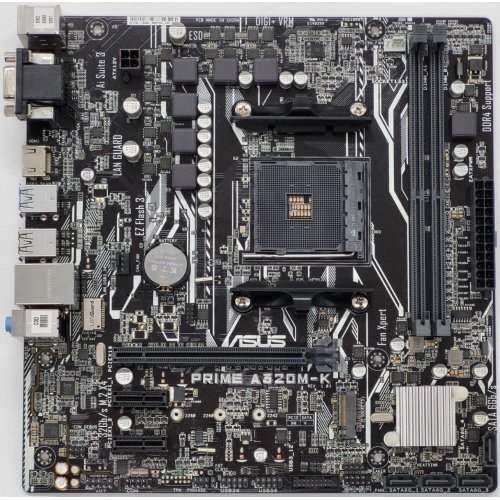 Материнская плата Asus PRIME A320M-K (sAM4, AMD A320) (Восстановлено продавцом, 842535) купить в Украине: Киев, Днепр, Харьков, Одесса  | Проверка совместимости, низкая цена, отзывы, характеристики от TELEMART фото