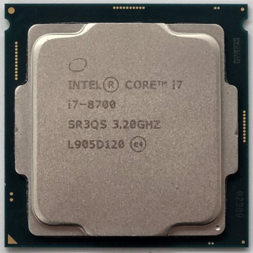 Процесор Intel Core i7-8700 3.2GHz 12MB s1151 Tray (CM8068403358316) (Відновлено продавцем, 842589) купити в Україні: Київ, Львів, Хмельницький, Тернопіль, Івано-Франківськ | Перевірка сумісності, низька ціна, відгуки, характеристики від TELEMART фото