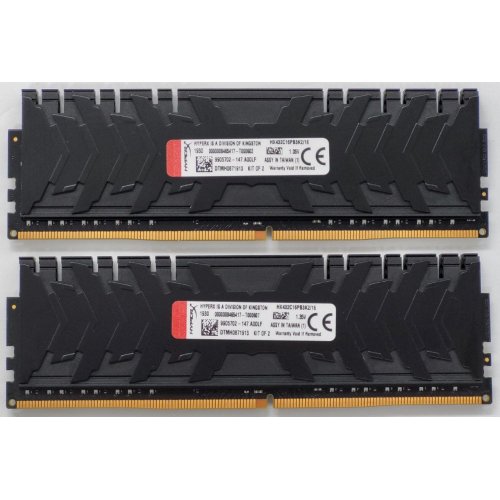 Озп HyperX DDR4 16GB (2x8GB) 3200Mhz Predator (HX432C16PB3K2/16) (Відновлено продавцем, 842595) купити в Україні: Київ, Львів, Хмельницький, Тернопіль, Івано-Франківськ | Перевірка сумісності, низька ціна, відгуки, характеристики від TELEMART фото