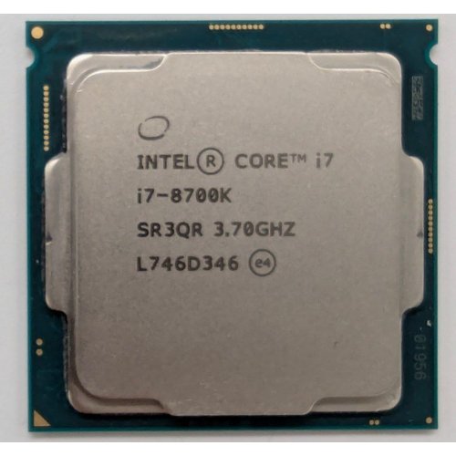 Процесор Intel Core i7-8700K 3.7(4.7)GHz 12MB s1151 Tray (CM8068403358220) (Відновлено продавцем, 842715) купити в Україні: Київ, Львів, Хмельницький, Тернопіль, Івано-Франківськ | Перевірка сумісності, низька ціна, відгуки, характеристики від TELEMART фото