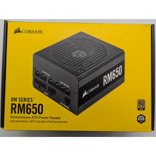 Блок живлення Corsair RM650 650W (CP-9020194-EU) (Відновлено продавцем, 842741) купити в Україні: Київ, Львів, Хмельницький, Тернопіль, Івано-Франківськ | Перевірка сумісності, низька ціна, відгуки, характеристики від TELEMART фото