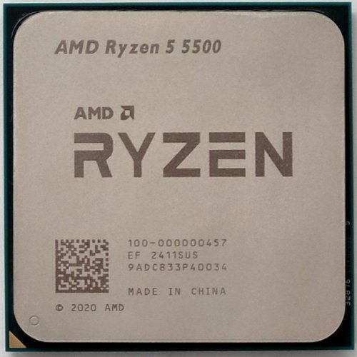 Процесор AMD Ryzen 5 5500 3.6(4.2)GHz 16MB sAM4 Tray (100-000000457) (Відновлено продавцем, 842745) купити в Україні: Київ, Львів, Хмельницький, Тернопіль, Івано-Франківськ | Перевірка сумісності, низька ціна, відгуки, характеристики від TELEMART фото