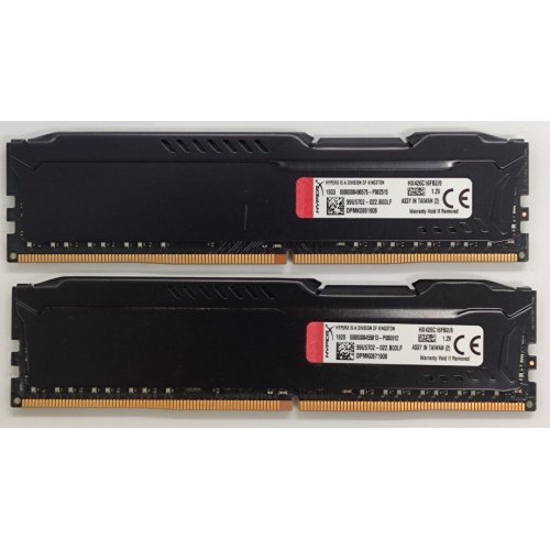 Озп HyperX DDR4 16GB (2x8GB) 2666Mhz FURY Black (HX426C16FB2K2/16) (Відновлено продавцем, 842780) купити в Україні: Київ, Львів, Хмельницький, Тернопіль, Івано-Франківськ | Перевірка сумісності, низька ціна, відгуки, характеристики від TELEMART фото
