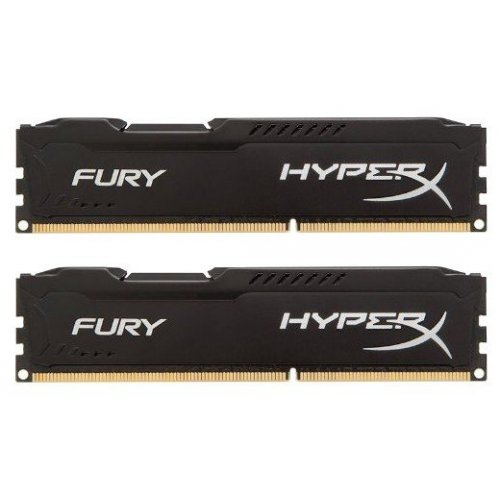 Озп HyperX DDR3 16GB (2x8GB) 1866MHz FURY Black (HX318C10FBK2/16) (Відновлено продавцем, 842820) купити в Україні: Київ, Львів, Хмельницький, Тернопіль, Івано-Франківськ | Перевірка сумісності, низька ціна, відгуки, характеристики від TELEMART фото