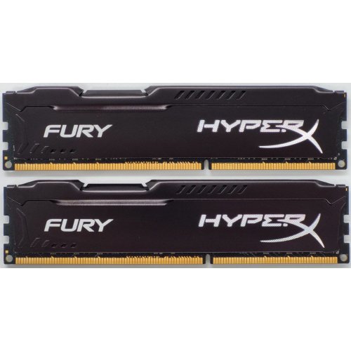 Озп HyperX DDR3 16GB (2x8GB) 1866MHz FURY Black (HX318C10FBK2/16) (Відновлено продавцем, 842820) купити в Україні: Київ, Львів, Хмельницький, Тернопіль, Івано-Франківськ | Перевірка сумісності, низька ціна, відгуки, характеристики від TELEMART фото