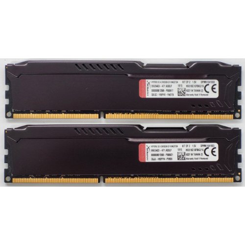 Озп HyperX DDR3 16GB (2x8GB) 1866MHz FURY Black (HX318C10FBK2/16) (Відновлено продавцем, 842820) купити в Україні: Київ, Львів, Хмельницький, Тернопіль, Івано-Франківськ | Перевірка сумісності, низька ціна, відгуки, характеристики від TELEMART фото
