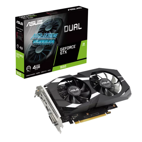 Видеокарта Asus GeForce GTX 1650 Dual V2 4096MB (DUAL-GTX1650-4GD6-P-V2) (Восстановлено продавцом, 842850) купить в Украине: Киев, Днепр, Харьков, Одесса  | Проверка совместимости, низкая цена, отзывы, характеристики от TELEMART фото