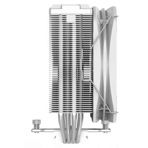 Кулер PCCooler K4 White (Стан нового, 842853) купити в Україні: Київ, Львів, Хмельницький, Тернопіль, Івано-Франківськ | Перевірка сумісності, низька ціна, відгуки, характеристики від TELEMART фото