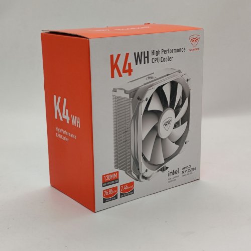 Кулер PCCooler K4 White (Стан нового, 842853) купити в Україні: Київ, Львів, Хмельницький, Тернопіль, Івано-Франківськ | Перевірка сумісності, низька ціна, відгуки, характеристики від TELEMART фото