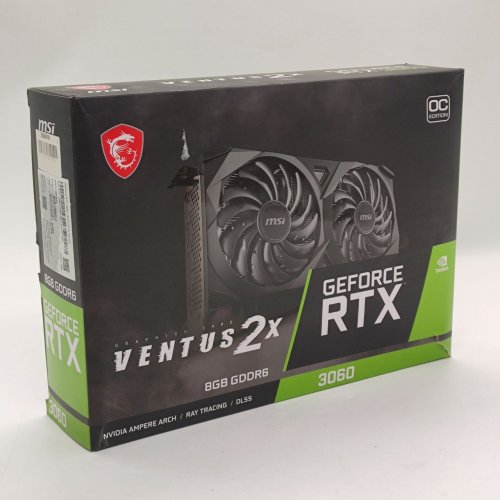 Відеокарта MSI GeForce RTX 3060 VENTUS 2X OC 8192MB (RTX 3060 VENTUS 2X 8G OC) (Відновлено продавцем, 842855) купити в Україні: Київ, Львів, Хмельницький, Тернопіль, Івано-Франківськ | Перевірка сумісності, низька ціна, відгуки, характеристики від TELEMART фото