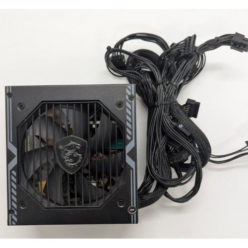Блок живлення MSI MAG 550W (A550BN) (Відновлено продавцем, 842864) купити в Україні: Київ, Львів, Хмельницький, Тернопіль, Івано-Франківськ | Перевірка сумісності, низька ціна, відгуки, характеристики від TELEMART фото