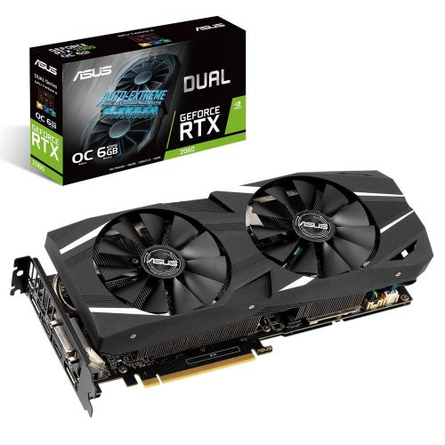 Видеокарта Asus GeForce RTX 2060 Dual OC 6144MB (DUAL-RTX2060-O6G) (Восстановлено продавцом, 842879) купить в Украине: Киев, Днепр, Харьков, Одесса  | Проверка совместимости, низкая цена, отзывы, характеристики от TELEMART фото