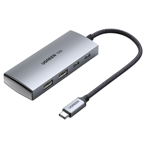 Уцінка usb-хаб Ugreen CM480 Type-C 4 in 1 (30758) Space Grey (Розкрита упаковка, 842887) купити в Україні: Київ, Львів, Хмельницький, Тернопіль, Івано-Франківськ | Низька ціна, відгуки, характеристики від TELEMART фото