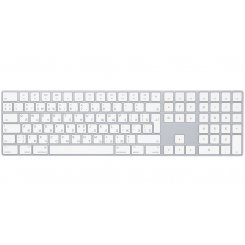 Фото Apple A1843 Wireless Magic Keyboard With Numpad (MQ052RS/A) White/Silver