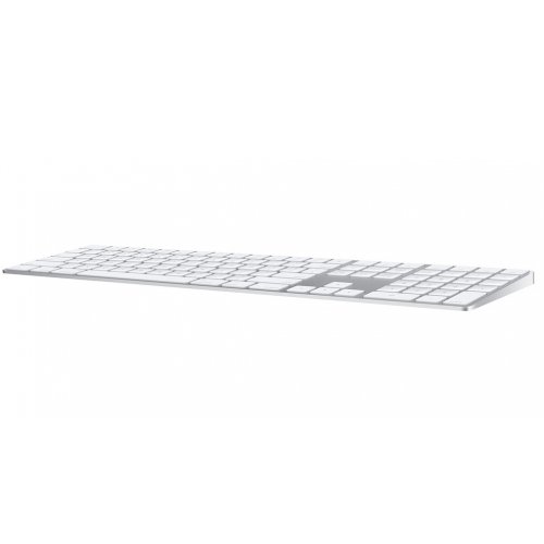 Фото Клавіатура Apple A1843 Wireless Magic Keyboard With Numpad (MQ052RS/A) White/Silver