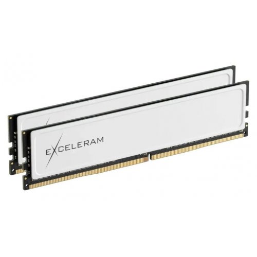ОЗП Exceleram DDR4 32GB (2x16GB) 3200Mhz White Sark (EBW4323216XD) купити в Україні: Київ, Львів, Хмельницький, Тернопіль, Івано-Франківськ | Перевірка сумісності, низька ціна, відгуки, характеристики від TELEMART фото