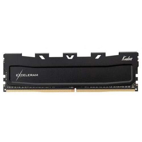 ОЗУ Exceleram DDR4 8GB 3200Mhz Kudos Black (EKBLACK4083222A) купить в Украине: Киев, Днепр, Харьков, Одесса  | Проверка совместимости, низкая цена, отзывы, характеристики от TELEMART фото