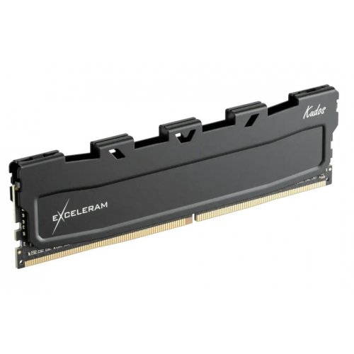 ОЗП Exceleram DDR4 16GB 2666Mhz Kudos Black (EKBLACK4162619X) купити в Україні: Київ, Львів, Хмельницький, Тернопіль, Івано-Франківськ | Перевірка сумісності, низька ціна, відгуки, характеристики від TELEMART фото
