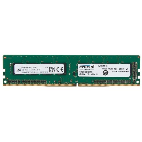 Озу Crucial DDR4 4GB 2133Mhz (CT4G4DFS8213) (Восстановлено продавцом, 843101) купить в Украине: Киев, Днепр, Харьков, Одесса  | Проверка совместимости, низкая цена, отзывы, характеристики от TELEMART фото