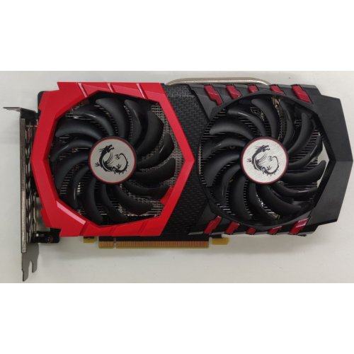 Відеокарта MSI GeForce GTX 1050 Ti Gaming X 4096MB (GTX 1050 TI GAMING X 4G) (Відновлено продавцем, 843106) купити в Україні: Київ, Львів, Хмельницький, Тернопіль, Івано-Франківськ | Перевірка сумісності, низька ціна, відгуки, характеристики від TELEMART фото